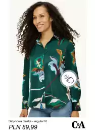 C&A gazetka tydzień 37 Strona 9: Satynowa bluzka regular fit C & A €89,99