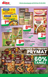 Dino gazetka tydzień 37 Strona 10: Bulion Kucharek €1,49, Zupa nudy Amino €2,19