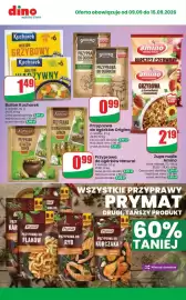 Dino gazetka tydzień 37 Strona 10: Bulion Kucharek €1,49, Zupa nudy Amino €2,19