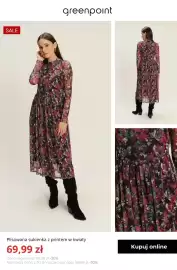 Greenpoint gazetka tydzień 37 Strona 6: Plisowana sukienka z printem w kwiaty €69,99