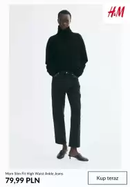 H&M gazetka tydzień 37 Strona 10: Mom Slim Fit High Waist Ankle Jeans H & M €79,99