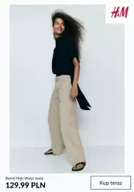 H&M gazetka tydzień 37 Strona 2: Barrel High Waist Jeans H & M €129,99
