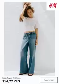 H&M gazetka tydzień 37 Strona 4: Baggy Regular Waist Jeans H & M €124,99