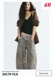 H&M gazetka tydzień 37 Strona 7: Barrel Regular Waist Jeans H & M €209,99