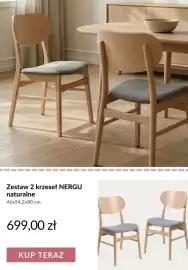 Homla gazetka tydzień 37 Strona 11: Zestaw 2 krzeseł Nergu naturalne €699,00