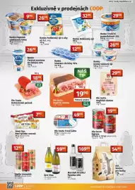 Coop leták Strana 2: Dle Gusta Anglická slanina €19,90, Árie Víno €59,90