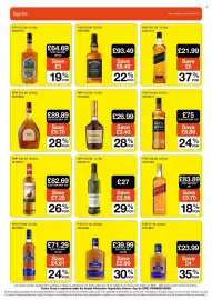 Makro catalogue Page 18: E&J BRANDY €89,89, Lamb's Spiced Rum €64,69