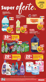 Catalog Penny săptămâna 37 Pagină 20: Bucovina apă minerală plată €6,69, Sporni ulei floarea soarelui €7,99