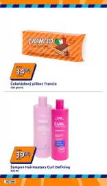 Action leták týden 37 Strana 18: Trancio čokoládový piškot €34,90, Hairmasters šampon curl defining €39,90