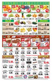 Karns weekly ad week 37 Page 4: Ripe Avocados €3,00, Schmidt's smoked sausage links €6,99
