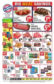 Karns weekly ad week 37 Page 1: Dieffenbach's Uglies Potato Chips €3,99, Usda choice angus rump roast €6,99