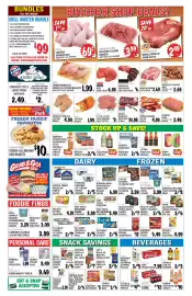 Karns weekly ad week 37 Page 3: Jumbo boneless skinless chicken breasts €1,99, Butcher's Blend Burger €3,99