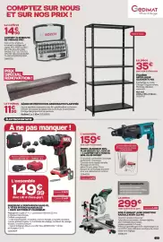 Catalogue Gedimat page 13: Étagère métallique clicker 70 kg €35,00