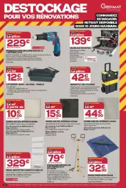 Catalogue Gedimat page 14: Batex bâche tissée bleue €32,90