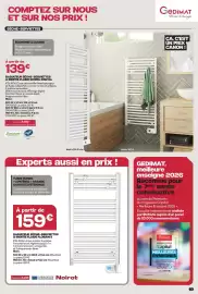 Catalogue Gedimat page 3: Jauter radiateur sèche-serviettes à inertie fluide goreli digital €139,00