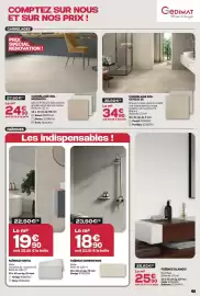 Catalogue Gedimat page 7: Faïence blanco €25,90, Faïence kreta €19,90