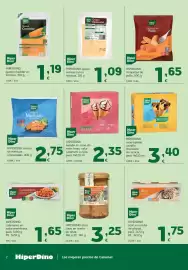 Folleto HiperDino Página 2: Hiper Dino helado en cono €2,35, HiperDino cono helado vainilla-chocolate €3,40