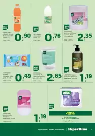 Folleto HiperDino Página 5: HiperDino refresco de limón €0,76, Hiper Dino maquinilla de afeitar doble hoja €2,65