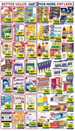Pick n Pay catalogue Page 5: Sunny Splash Fruit Nectar Assorted €100,00, Blossom Epic Spread €100,00