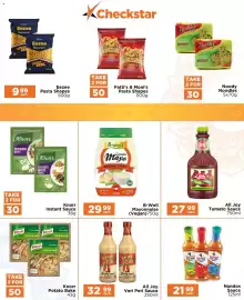 Check Star catalogue Page 10: All Joy Veri Peri Sauce €32,99, Knorr Potato Bake €50,00