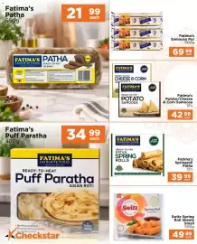 Check Star catalogue Page 4: Fatima's Springroll Patha €39,99, Fatima's Potato/Cheese & Corn Samoosa €42,99