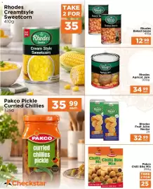 Check Star catalogue Page 6: Rhodes Apricot Jam €34,99, Rhodes Fruit Juice Nectar €32,99