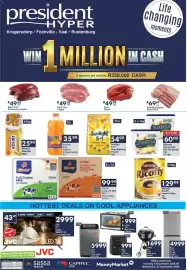 President Hyper catalogue Page 1: Sunlight 5 in 1 Hand Washing Powder €54,99, Nescafe Ricoffy Instant Coffee €129,99