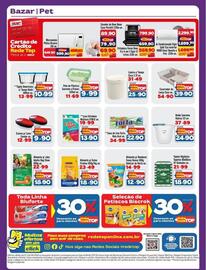 Encarte Rede Top Página 8: Pote de Plástico Sanremo c/Travas €9,99, Tapete Higiênico Tapetim €18,90