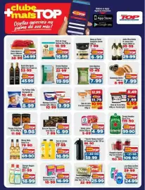 Encarte Rede Top Página 2: Barra de Chocolate Arcor €6,99, Peito de Frango Desfiado Nat €16,99