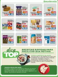 Encarte Rede Top Página 3: Mistura Bolo Yucafit s/ Glúten €8,99, Barra Proteína Dr. Peanut 21g Proteína €14,99