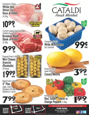 Cataldi Fresh Market (valid until 15-09)