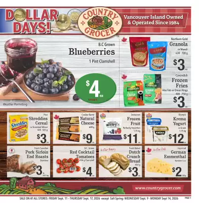Country Grocer (valid until 17-09)