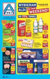 ALDI gazetka Strona 1: Jajka kurze ściółkowe M Wesoły Kurnik €14,99, Pomidory malinowe €5,99