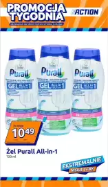 Action gazetka tydzień 37 Strona 1: Żel do zmywarek Purall All-in-1 €10,49