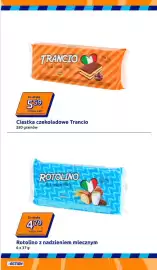 Action gazetka tydzień 37 Strona 18: Ciastka czekoladowe Trancio €5,59, Rotolino z nadzieniem mlecznym €4,79