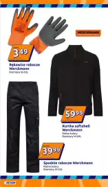 Action gazetka tydzień 37 Strona 22: Spodnie robocze Werckmann €39,99, Rękawice robocze Werckmann Rozmiary M-XXL €3,49