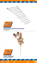 Action gazetka tydzień 37 Strona 30: Zestaw kluczy płaskich Werckmann €34,99, Lizak z maskotką €5,39