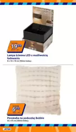 Action gazetka tydzień 37 Strona 4: Lampa ścienna LED z możliwością ładowania €19,99, Poszewka na poduszkę Bubble €6,99