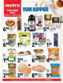 Metro flyer week 37 Page 1: Crown hearts of palms €1,99, Nanuk smoked coho salmon €9,99
