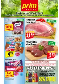 Prim Market gazetka tydzień 37 Strona 1: Łopatka bez kości €11,99, Wątróbka drobiowa €5,99