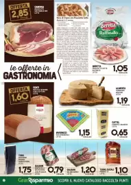 Volantino Gran Risparmio Pagina 2: Beretta prosciutto cotto raffinato €1,05, Invernizzi Gim Gorgonzola Letto €1,15