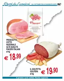 Volantino Centro Oceano Pagina 13: Prosciutto cotto nazionale Piaceri Italiani €18,99