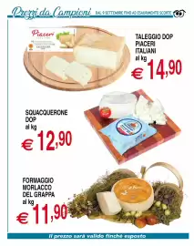 Volantino Centro Oceano Pagina 17: Taleggio DOP Piaceri Italiani €14,90, Formaggio Morlacco del Grappa €11,90