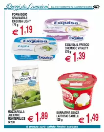 Volantino Centro Oceano Pagina 27: Mozzarella julienne Montefelice €1,89, Burratina senza lattosio Sabelli €1,49
