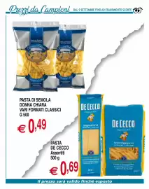 Volantino Centro Oceano Pagina 48: Pasta di semola donna chiara €0,49