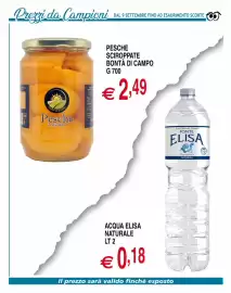 Volantino Centro Oceano Pagina 52: Pesche in sciroppo Bontà di Campo €2,49
