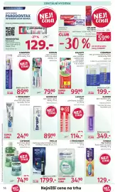 Rossmann leták Strana 16: Biorepair zubní pasta €89,90, Jordan zubní kartáček Ultra Lite, extra měkký €79,90