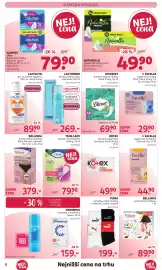 Rossmann leták Strana 8: Facelle tampony €44,90, Lactacyd intimní gel Classic €89,90