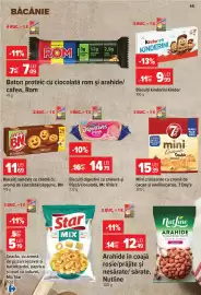 Catalog Carrefour Pagină 14: 7 days mini croissants €15,39, Kinder biscuiti kinderini €9,99