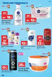 Catalog Carrefour Pagină 24: Nivea fluid glow spf50+ €36,69, Nivea deodorant stick €12,89